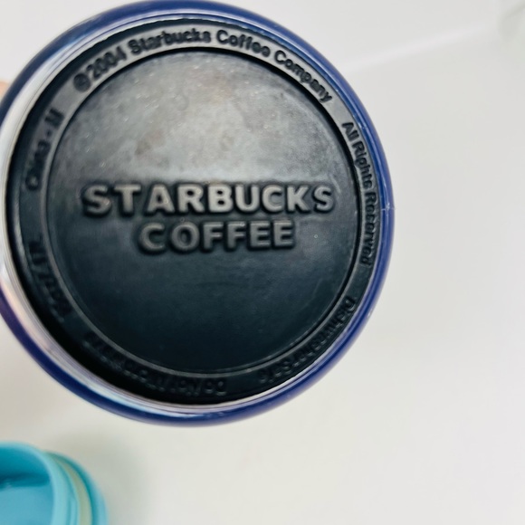 Starbucks Spring Floral Traveler Tumbler Acrylic Coffee Mug 2004 Yellow 16oz - Picture 8 of 8